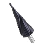 JALAL Upgrade 3 Flute Step Drill Bit TiAlN Coated HRC89 M35 Cobalt Step Drill Triangle Shank,4-22mm