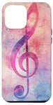 Coque pour iPhone 12 Pro Max Note musique aquarelle