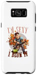 Coque pour Galaxy S8+ I'm sexy and I blow it funny leaf blower dad blague
