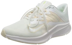 Nike WMNS NIKE QUEST 3, Women’s Running Shoe, Summit White/Guava Ice-Barely Volt, 5.5 UK (39 EU)