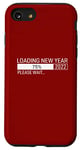 iPhone SE (2020) / 7 / 8 Loading New Year 2022 Please Wait with White Font Case