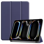 iPad Pro 11 5th Gen (2024) Fodral Tri-fold Mörkblå
