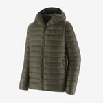 Patagonia Down Sweater Hoody, Mann Basin Green L