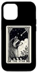 Coque pour iPhone 15 The Star Raton laveur Tarot Carte de tarot astrologie raton laveur mystique