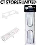 Wall Mounted Kitchen Roll Holder White - Chef Aid