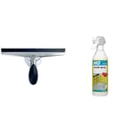 OXO Good Grips Stainless Steel Squeegee and HG Mould Remover Spray, Effective Mould Spray & Mildew Cleaner, Removes Mouldy Stains From Walls, Tiles, Silicone Seals & More (500ml) - 186050106