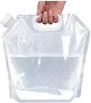 5L - Hopfällbar Vattenbehållare Utomhusvattenpåse - Clear