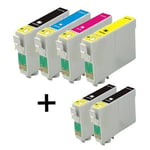 Compatible Multipack Epson WorkForce WF-2630 Printer Ink Cartridges (6 Pack) -C13T16314010