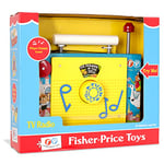 Fisher Price Classics | TV Radio | Interactive Toy for Pretend Games and Role Play, Classic Preschool Toy with Retro-Style Packaging, Suitable for Boys and Girls Ages 18 Months+ | Basic Fun 1703