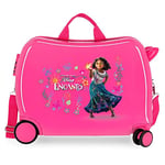 Disney Charming Children's Suitcase Pink 50x39x20cm Rigid ABS Combination Closure Side 34L 1.8 kg 4 Wheels