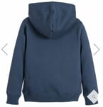 CONVERSE Boys Blue Fleece Hooded Sweatshirt Age 8-10 LN009 AA 16