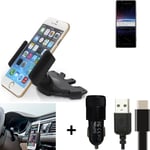 For Sony Xperia PRO-I + CHARGER Mount holder for Car radio cd bracket