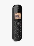 Panasonic KX-TGC424EB Digital Cordless Telephone with 1.6 Backlit LCD Screen, Nuisance Call Blocker & Answering Machine, Quad DECT Black