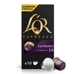 L'Or Espresso Supremo Intensity 10, 10 each