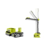 Pack Ryobi Lampe led modulable 850 lumens 18V One+ R18ALF-0 - 1 Batterie 2.5Ah - 1 Chargeur rapide RC18120-125