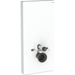 Geberit Monolith Plus cistern för vägghängd toalett, 101 cm, vitt glas