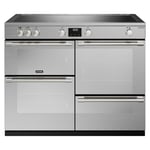 Stoves ST DX STER D1100EI ZLS SS 11483 Sterling Deluxe 110cm FreedomFlex Induction Range Cooker - STAINLESS STEEL