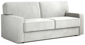 Jay-Be Linea Fabric 3 Seater Sofa Bed - Light Grey