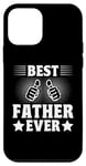 Coque pour iPhone 12 mini Le meilleur père de tous les temps, pouce levé, drôle, papa pour la fête des pères