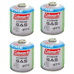 Coleman C300 Xtreme Screw Threaded Gas Cartridges 4 Pack EN417