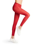 FALKE Women's Pure Matt 50 DEN W LE Semi-Opaque Plain 1 Pair Leggings, Red (Scarlet 8228) new - eco-friendly, M-L