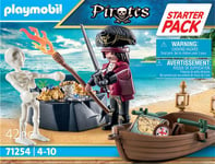 Playmobil Pirates 71254 Starter Pack Pirate et barque