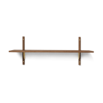 Ferm Living Sector hylla single wide  Oak, brass