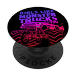 Les filles aiment aussi les Monster Trucks - Fierce Racer PopSockets PopGrip Interchangeable