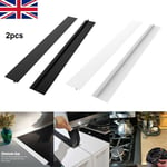 Silicone Stove Counter Gap Cover For Cooker Worktop Spill Guard Seal Filler 2pcs