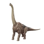 Mattel Jurassic World Figurine articulée Brachiosaurus, environ 80 cm de long, avec code ADN scannable, morphologie et aux décorations authentiques, Jouet Enfant, Dès 4 ans, HFK04