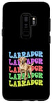 Coque pour Galaxy S9+ Funny Labrador Retriever Dog Lovers Mom And Dad Groovy