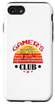Coque pour iPhone SE (2020) / 7 / 8 Gamers Club Game Mode Level Up Jeux vidéo Culture de jeu