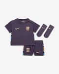 England 2024 Stadium Away Baby/Toddler Nike Football Replica 3-Piece Kit