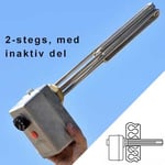 RELEK Elpatron 2-stegs 30-90°C rostfri R50 3kW med inaktiv del