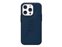 UAG Rugged Case for iPhone 14 Pro [6.1-in] - Civilian for MagSafe Mallard - Baksidesskydd för mobiltelefon - robust - MagSafe-kompatibilitet - termoplastisk polyuretan (TPU), PC shell - mallard - för Apple iPhone 14 Pro