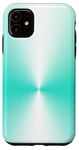 iPhone 11 Minimalist Simple Turquoise Color Case