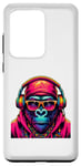 Galaxy S20 Ultra Funny Cool Music Monkey With Sunglasses And Headphones Case