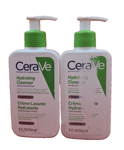 2x CeraVe Hydrating Cleanser Dermatologically-Approved Deep Hydration Formula