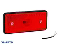 LED Positionsljus Valeryd 110x45x17,5 röd 12-30V med reflex inkl. 450