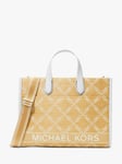 Michael Kors Gigi Large Empire Logo Jacquard Tote Bag, Denim/Multi