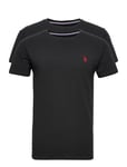Uspa 2 Pack T-Shirt Cloud Men *Villkorat Erbjudande T-shirts Short-sleeved Svart U.S. Polo Assn.