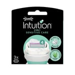 Wilkinson Sword Intuition 2in1 Sensitive Care - Lames de rasoir pour femme - Pack de 3