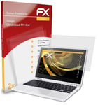 atFoliX 2x Screen Protection Film for Google Chromebook R11 Acer matt&shockproof
