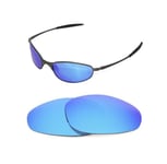 NEW POLARIZED CUSTOM ICE BLUE LENS FOR OAKLEY A WIRE SUNGLASSES