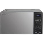 Russell Hobbs Touch Control Digital Solo Microwave 20L 800W in Silver with 10 Power Levels, 6 Auto Cook Menus, Defrost Control, Clock & Timer RHMT2005S