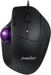 perixx PERIMICE-520 Wired USB Ergonomic Trackball Mouse, Adjustable Angle, 8 Bu