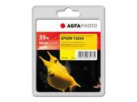 AgfaPhoto - 9 ml - jaune - remanufacturé - cartouche d'encre (équivalent à : Epson T1634 ) - pour Epson WorkForce WF-2010, 2510, 2520, 2530, 2540, 2630, 2650, 2660, 2750, 2760