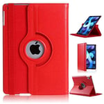 Etui rotatif 360 degrés rouge Apple iPad AIR 4 10,9 pouces 2020 / iPad AIR 5 M1 2022 - Housse Pochette protection iPad Air 4eme / 5eme generation - Neuf