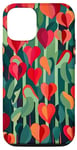 Coque pour iPhone 12/12 Pro Coeurs saignants Fleurs Floral à motifs Art original