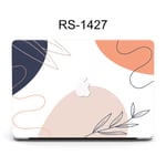 Convient pour Apple notebook housse de protection visage ligne peinture coque macbook air13pro 16 pouces étui de protection-RS-1427 (blanc) - 2020Air13 (A1932/A2179/A2337)